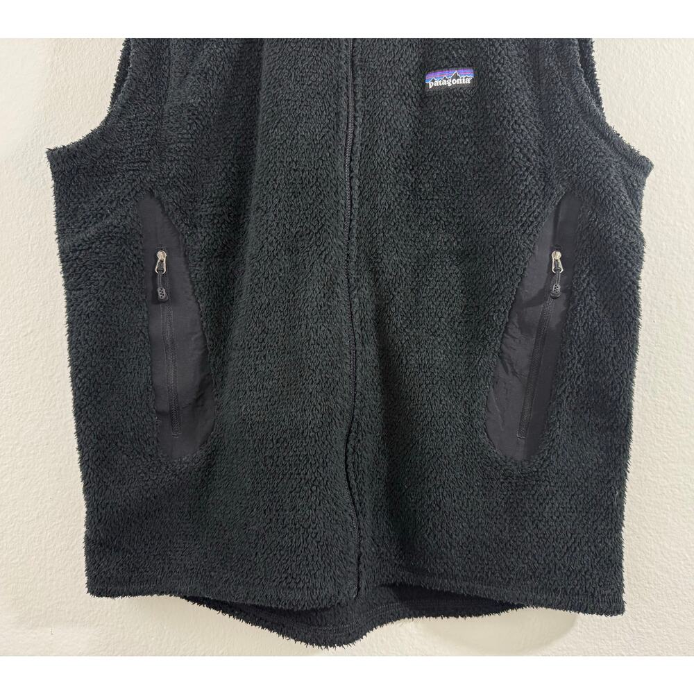 Patagonia Men’s R2 Fleece Vest Black L Outdoor Hiking Layer Jacket Thermal - Picture 4 of 7